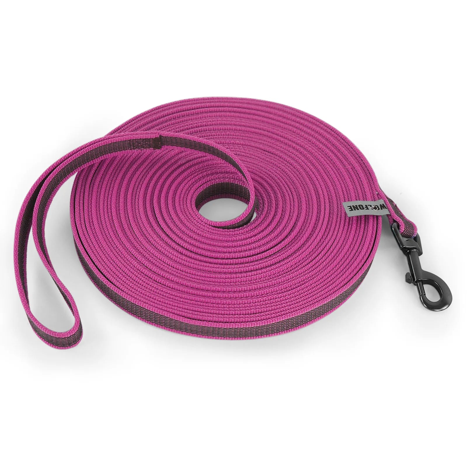 Latex-Silk Dual-Color Training Leash — Multiple Lengths from 1.5m to 15m