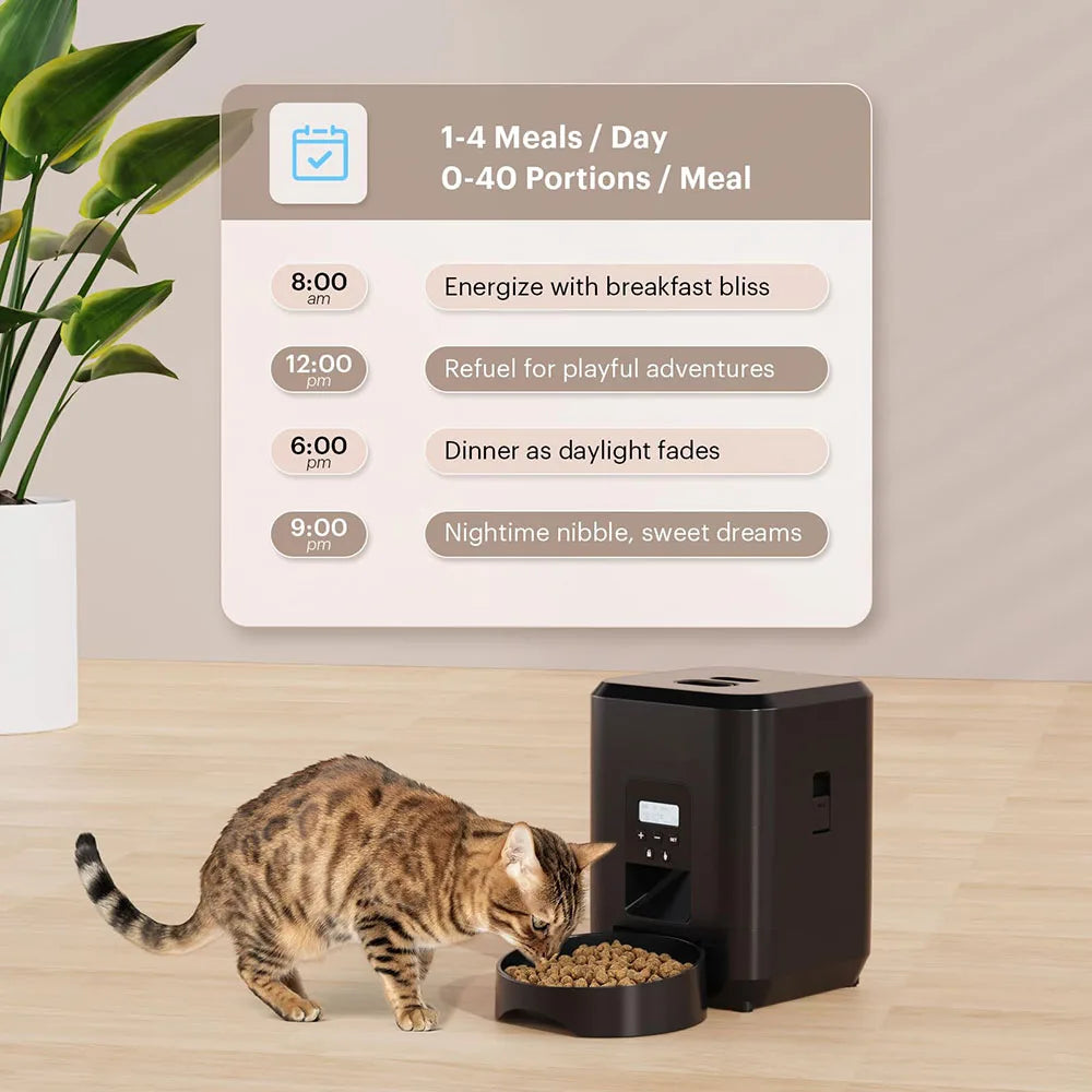 Smart Automatic Pet Feeder — Timed Portion Control for Cats & Dogs