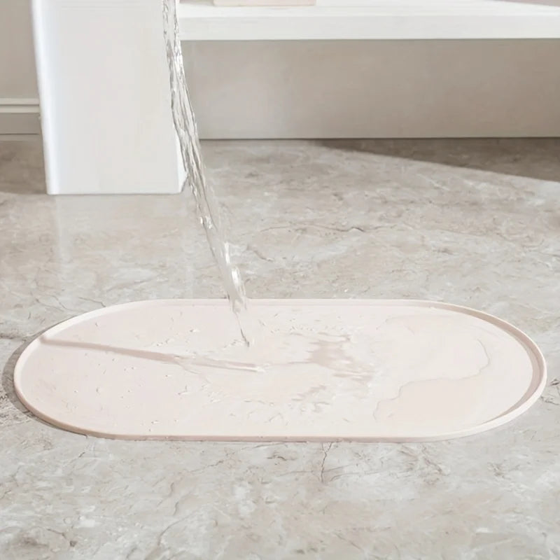 Non-Slip Waterproof Cat Feeding Mat — Placemat for Cat & Dog Bowls