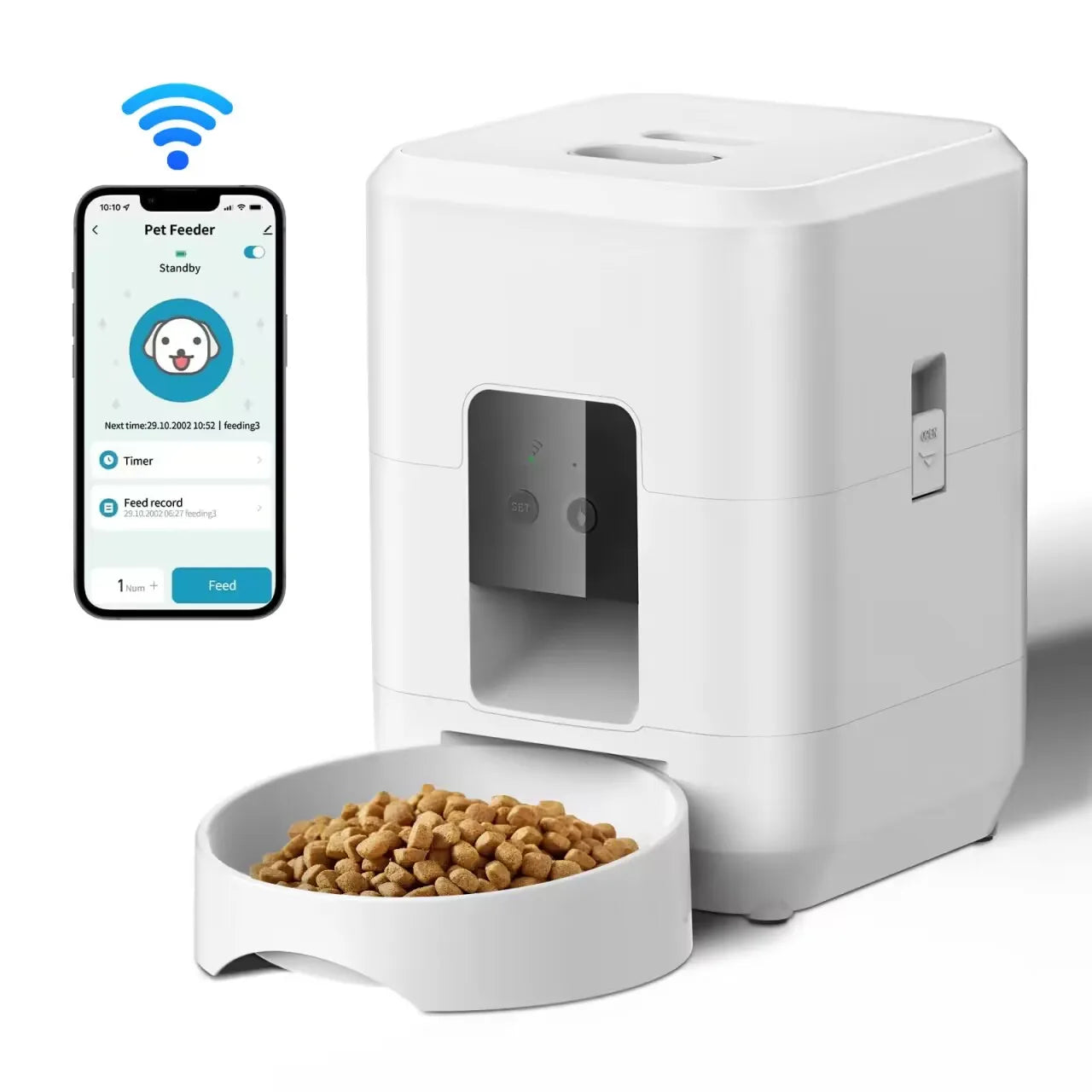 Smart Automatic Pet Feeder — Timed Portion Control for Cats & Dogs