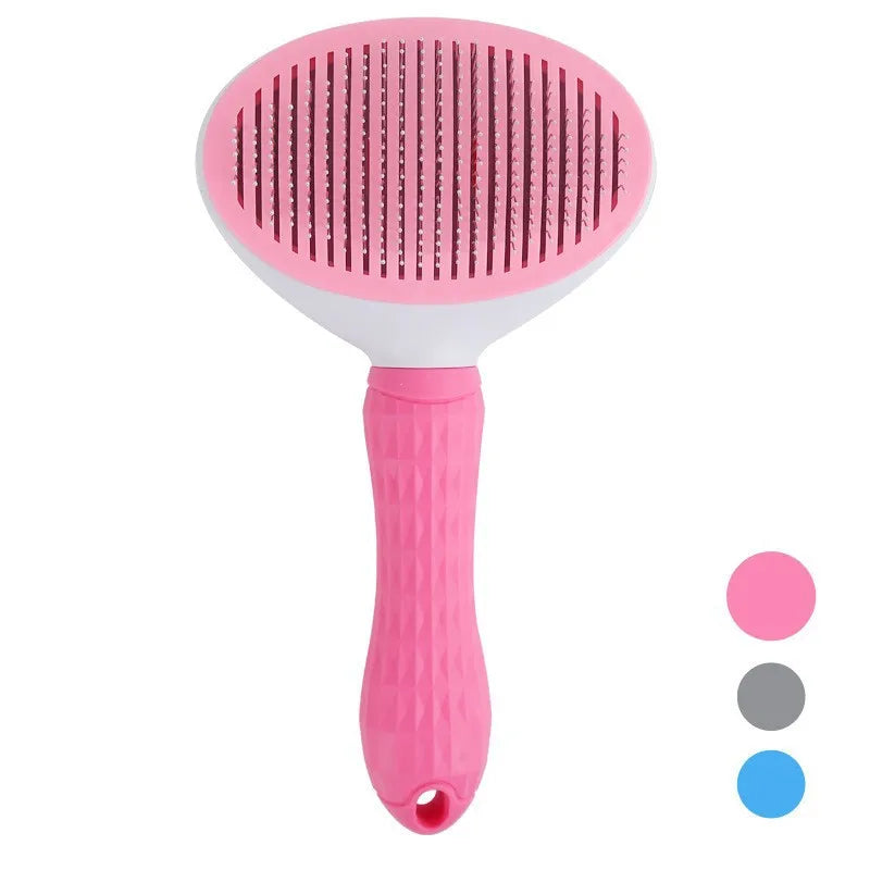 Wooden Handle Slicker Brush — Professional Deshedding Brush for Dogs & Cats