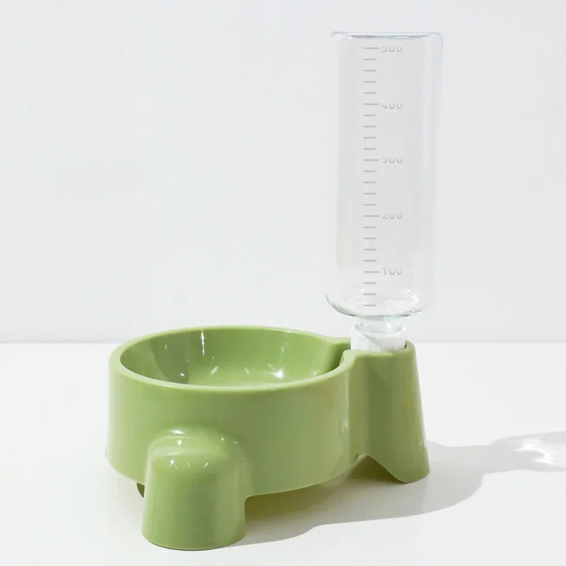 Automatic Pet Water Dispenser — Single Bowl Gravity Waterer for Cats & Dogs