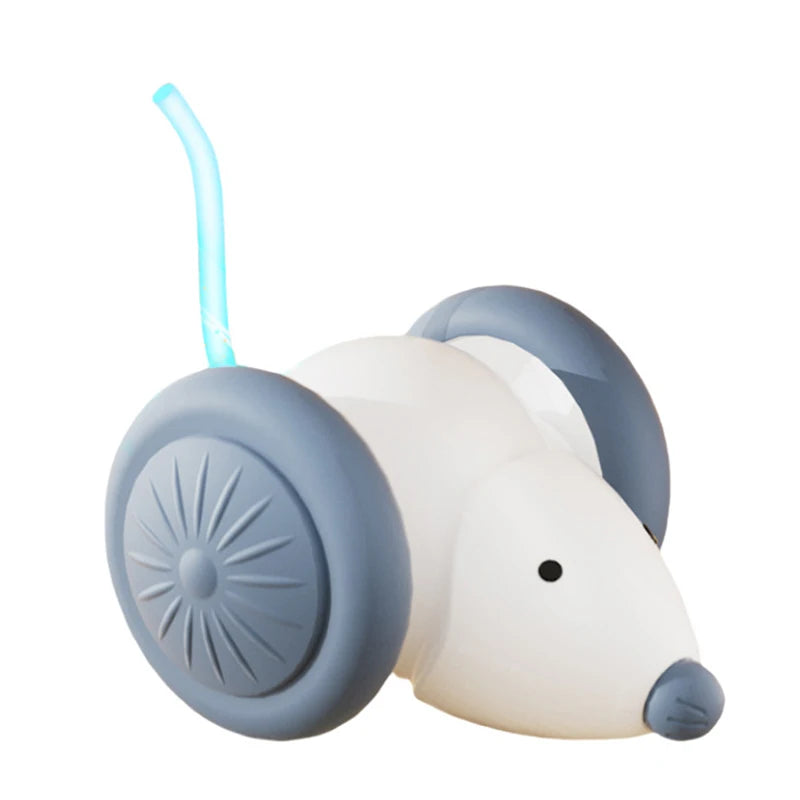 Electric Mouse Car Cat Toy — Rechargeable Automatic Teaser with Obstacle Avoidance