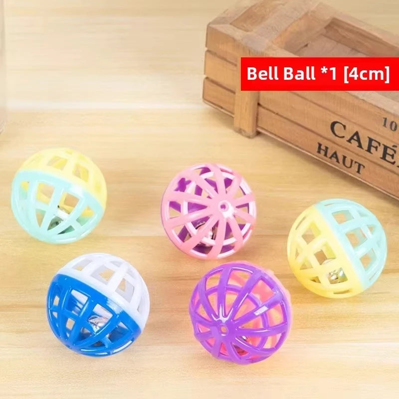 Felt Puzzle Box Cat Toy — Interactive Treat & Ball Game for Indoor Cats