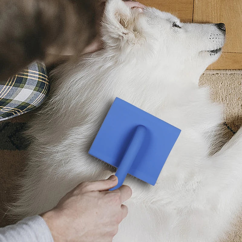 Wooden Handle Slicker Brush — Professional Deshedding Brush for Dogs & Cats