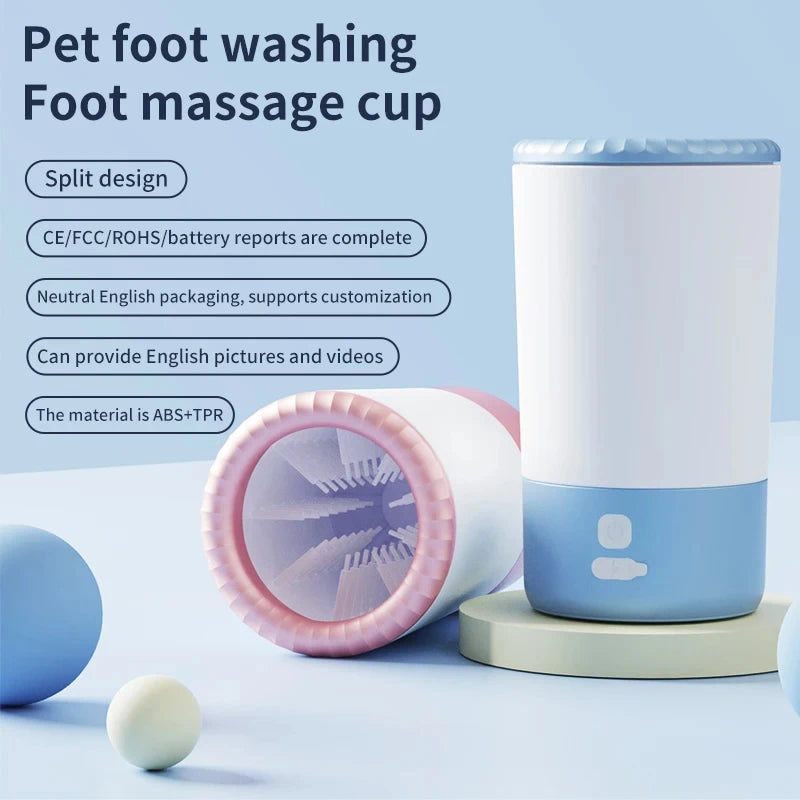 Electric Paw Washer — Automatic Waterproof Foot Cleaner for Dogs