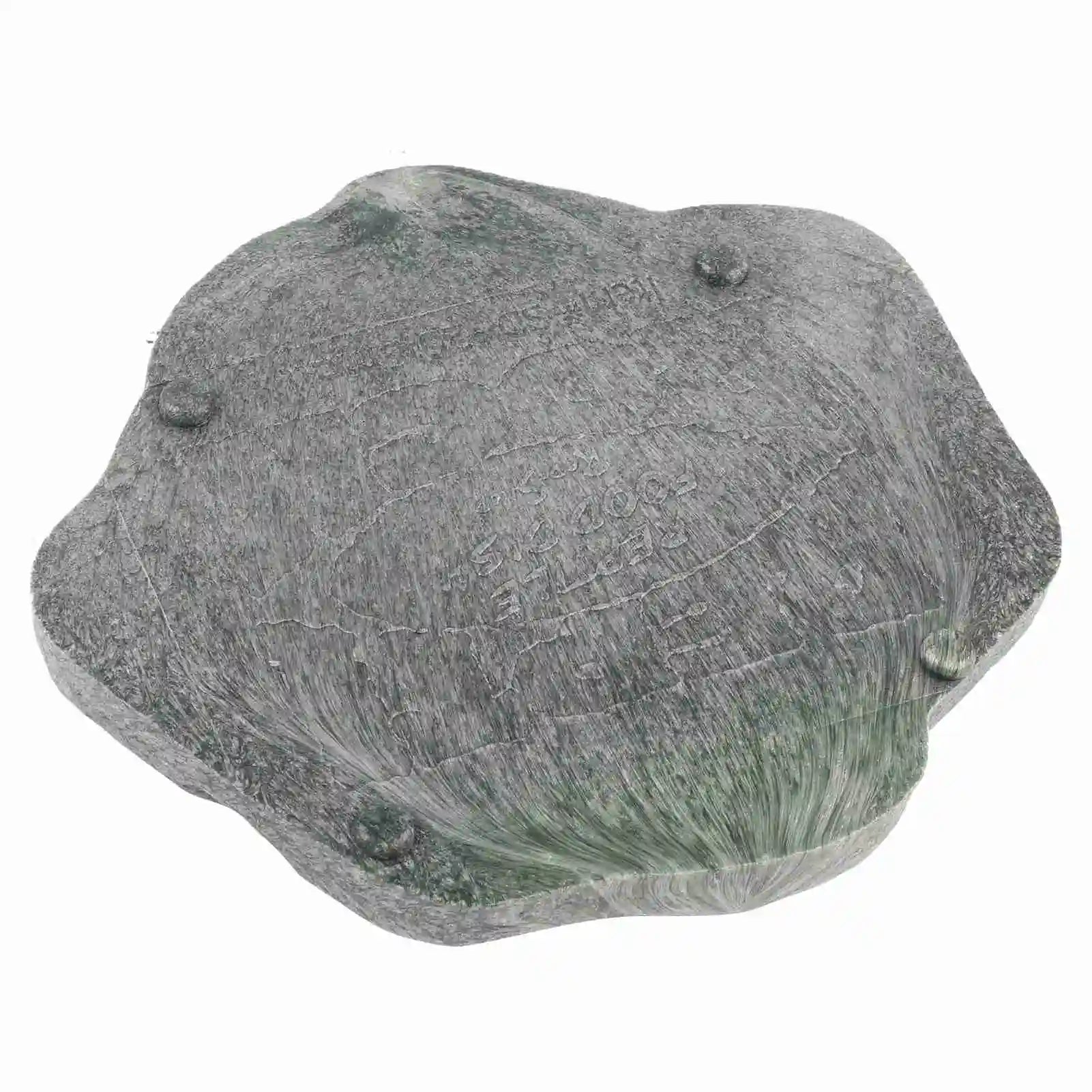 Reptile Rock Feeder Bowl — ABS Resin Food & Water Dish for Tortoises & Lizards