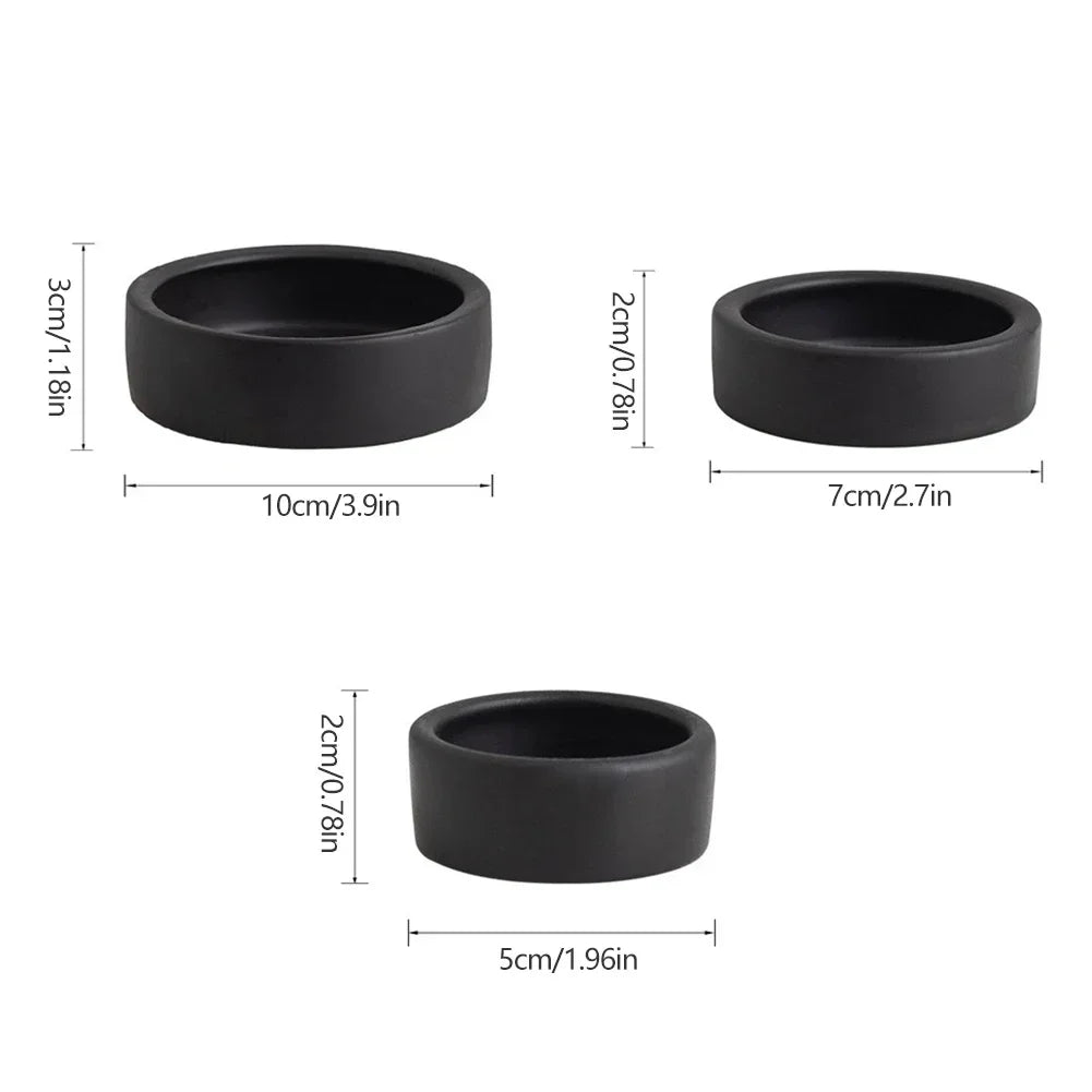 Anti-Escape Ceramic Reptile Bowl — Food & Water Dish for Geckos & Hermit Crabs