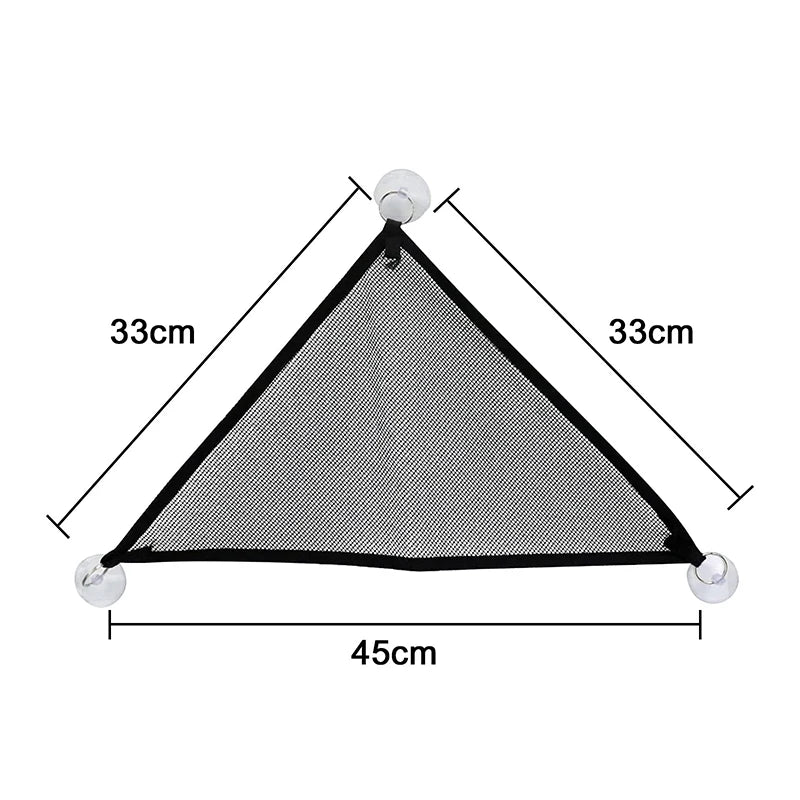 Reptile Hammock & Ladder Set — Lounging Accessories for Bearded Dragons & Geckos
