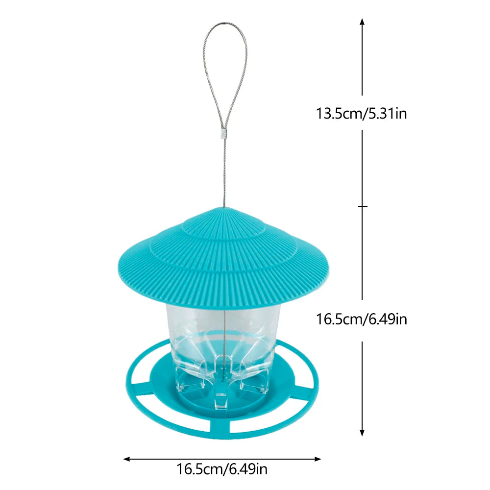 Foot-Activated Bird Feeder — Hanging Multi-Hole Dispenser for Outdoor Birds