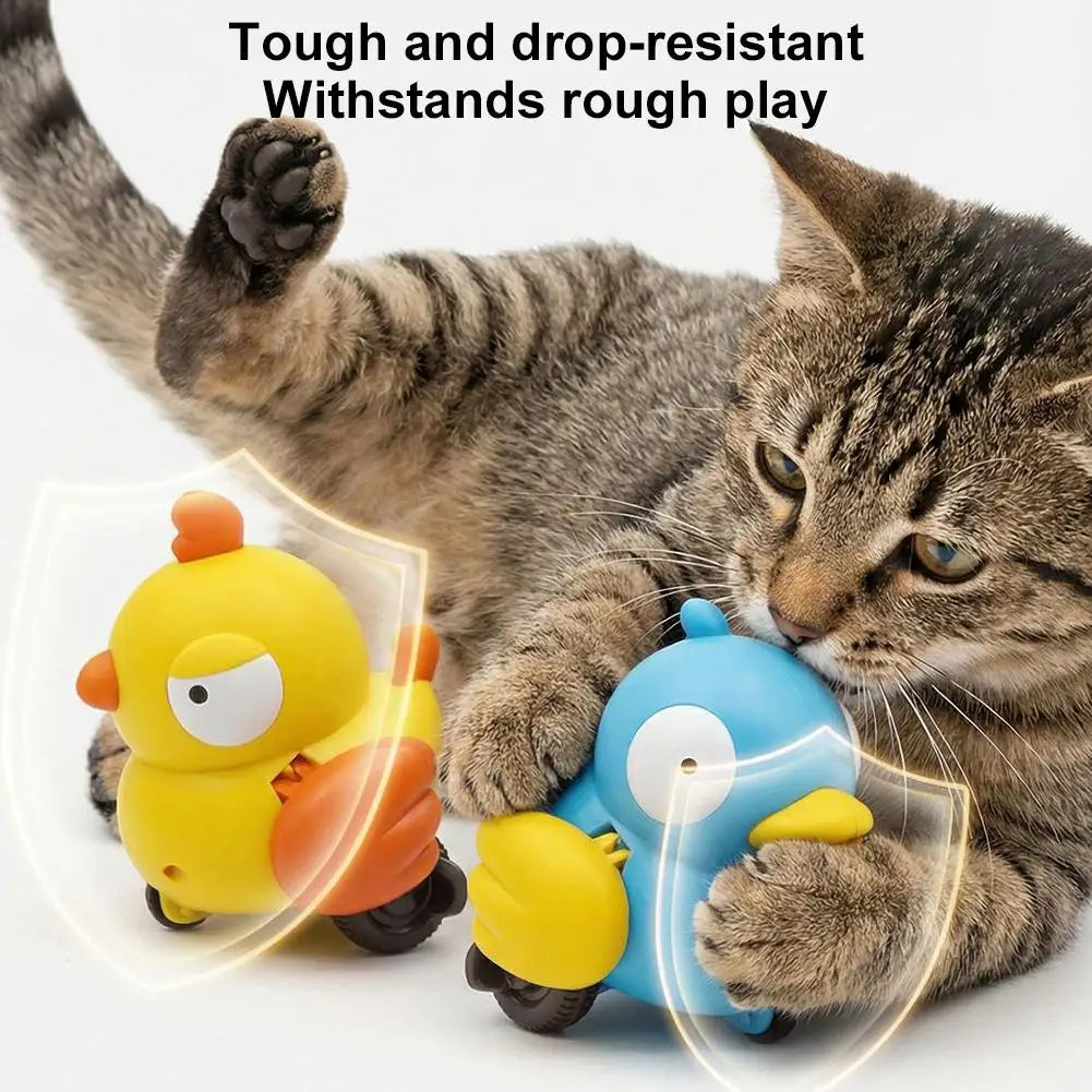 Automatic Moving Cat Toy — Plush Tail Teaser for Indoor Play