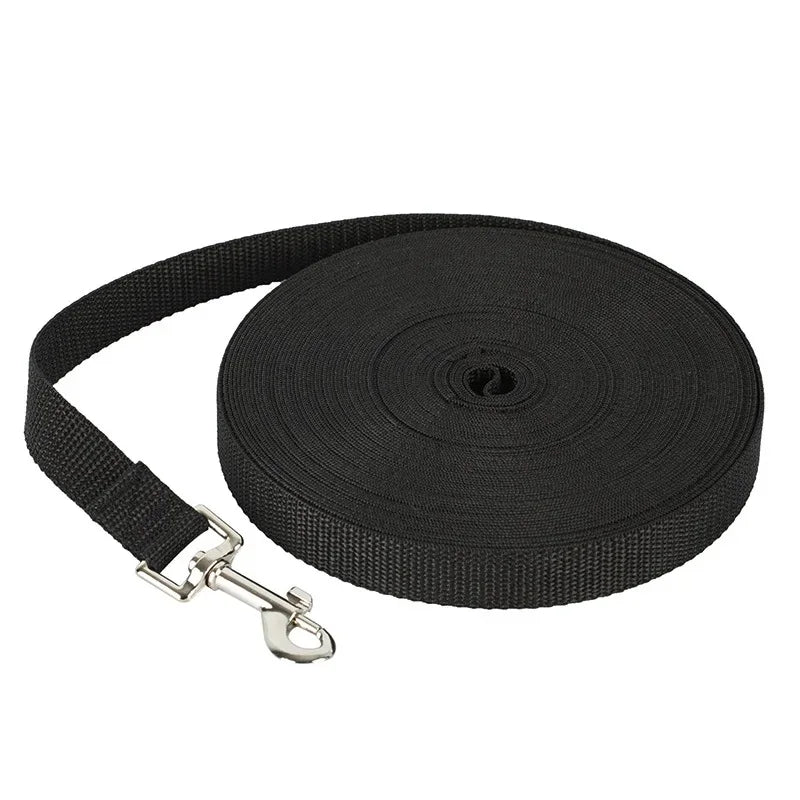 Heavy-Duty Nylon Dog Leash — Long-Line Training Rope, 1.5m to 50m