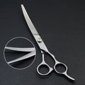 Professional Pet Grooming Scissors Set — Bent Trimming Shears for Dogs