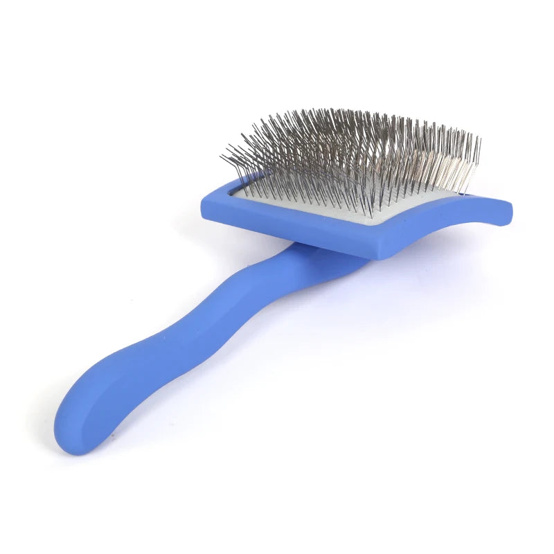 Wooden Handle Slicker Brush — Professional Deshedding Brush for Dogs & Cats