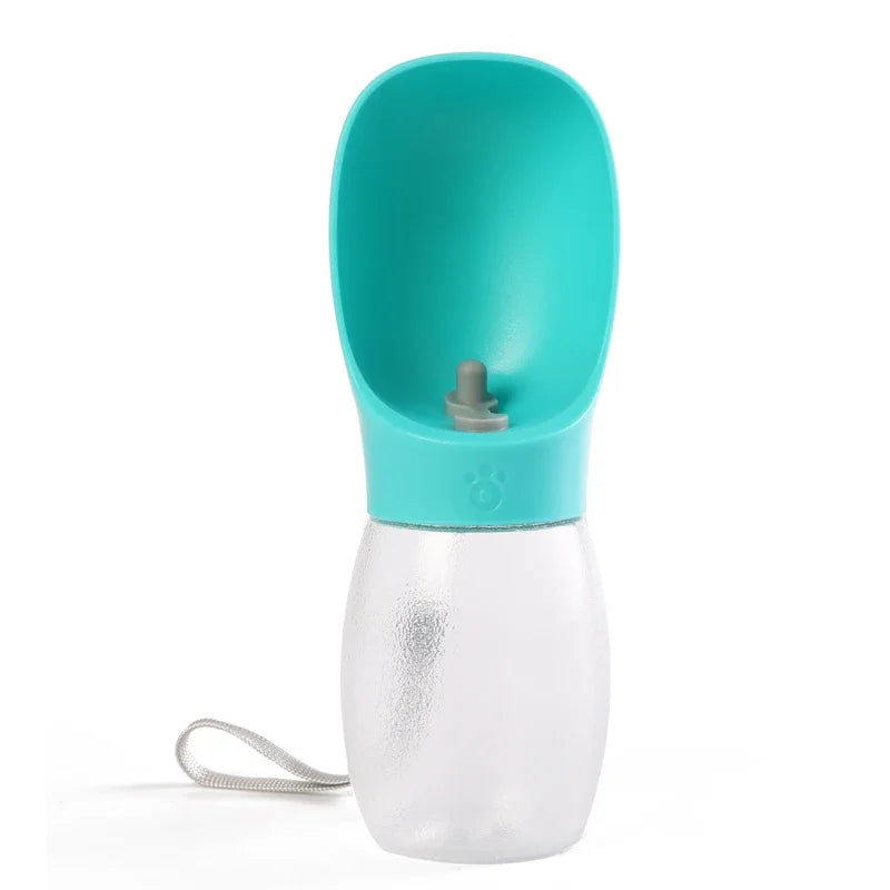 Portable Pet Water Bottle — 300ML Travel Drinking Bowl for Dogs & Cats