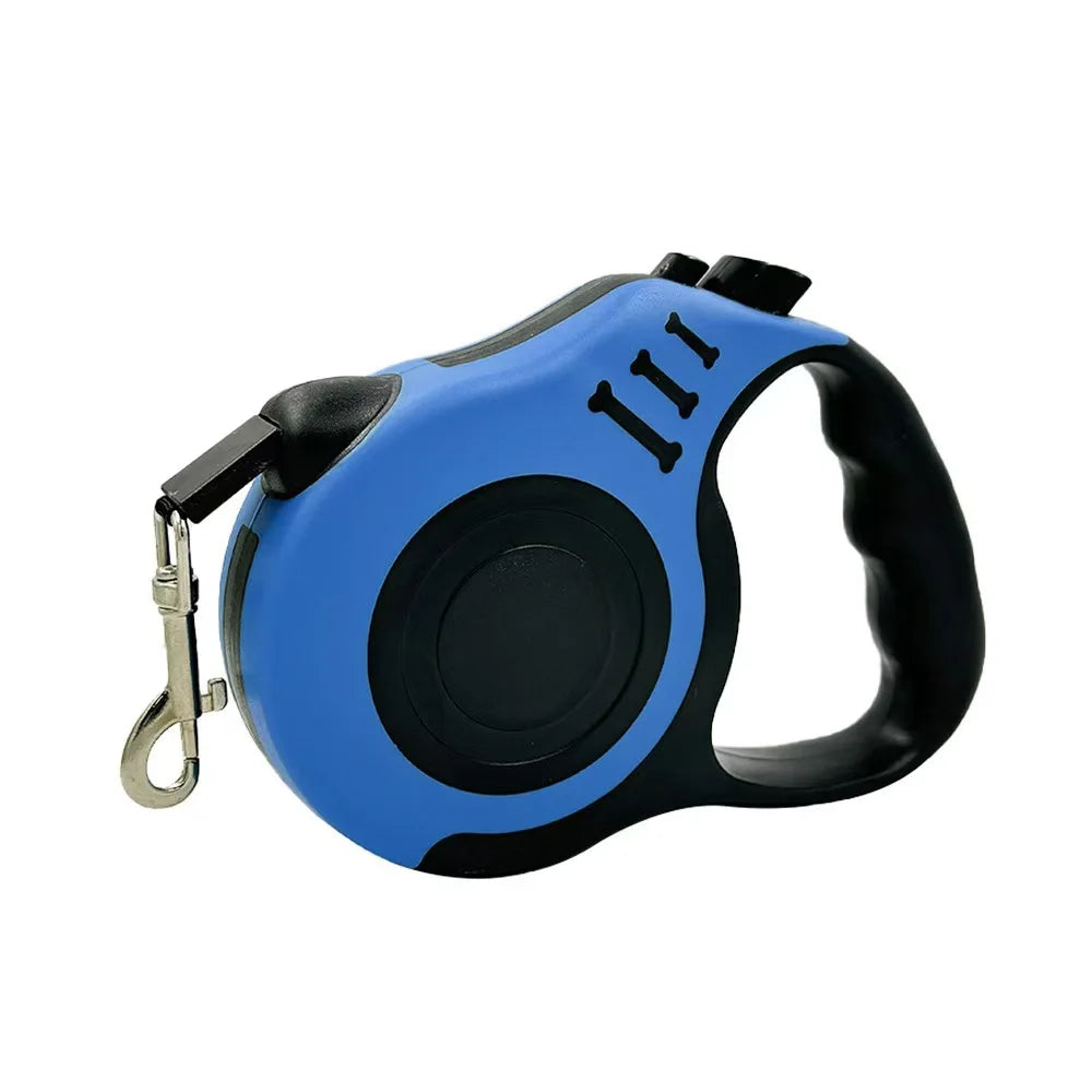 Retractable Nylon Dog Leash — Durable Traction Rope for Outdoor Walking & Hiking